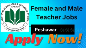 APS Jobs 2024 for Male and Female Teachers in Peshawar Online Apply